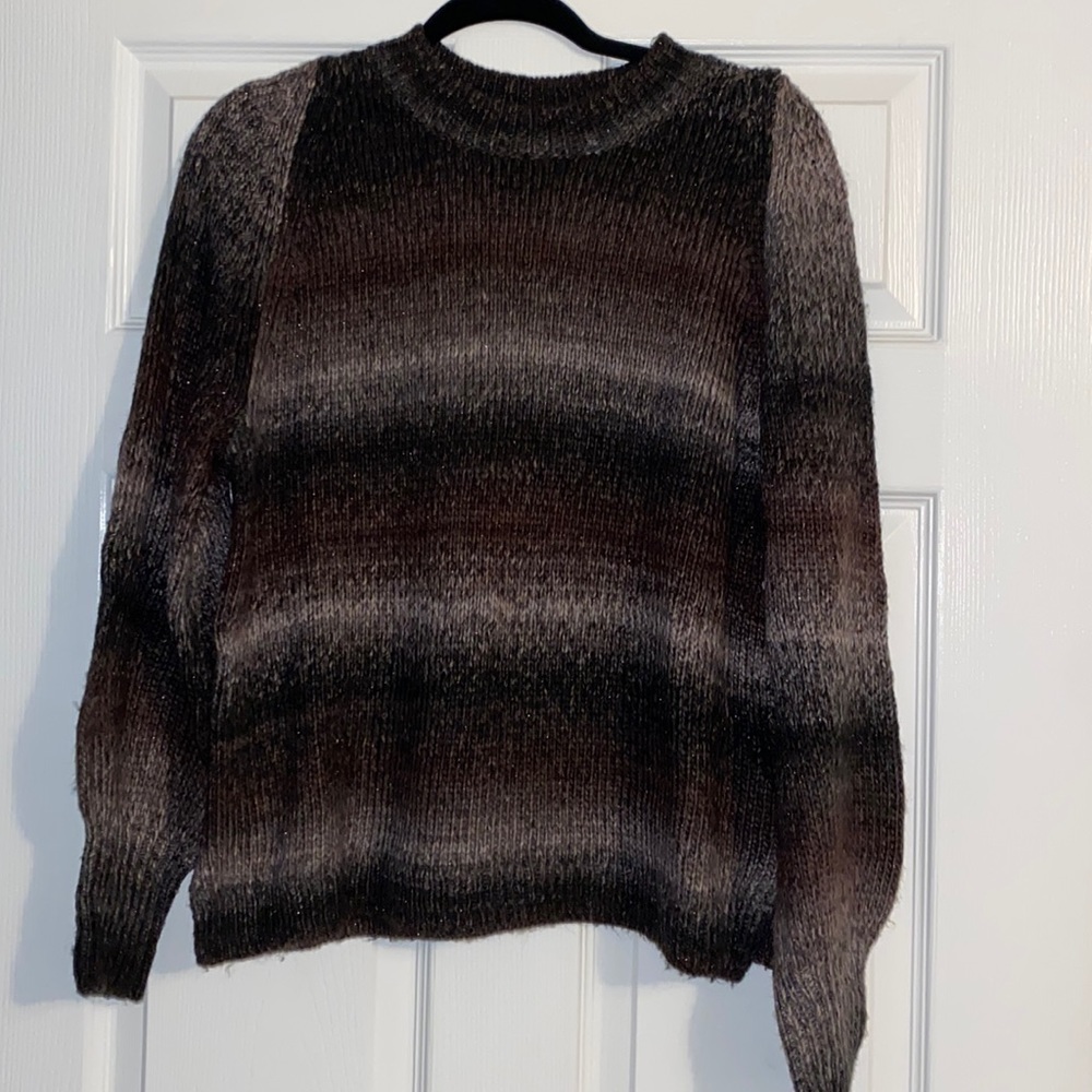 Metallic sweater